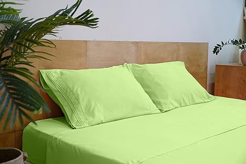 Miniatura 4 de Mezzati Colección Prestige 1800 - Juego de sábanas de lujo, suave y cómoda, de microfibra cepillada