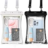 FWUNYVN 2 Pcs Floating Waterproof Phone Pouch Up to 10