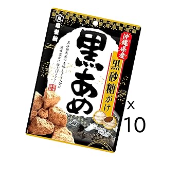 Amazon.co.jp: 扇雀飴 黒あめ 100g×10袋 : 食品・飲料・お酒