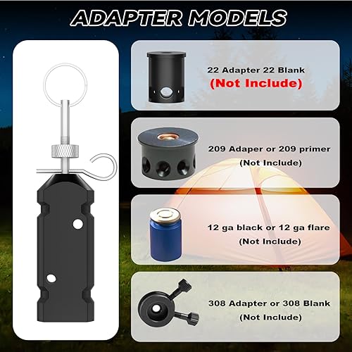 Miniatura 7 de RTMGOB Perimeter Trip Alarm, Camp Safe 12 Gauge Camping Trip Wire Alarm,Early Warning Security System Accessories for Camping and Property