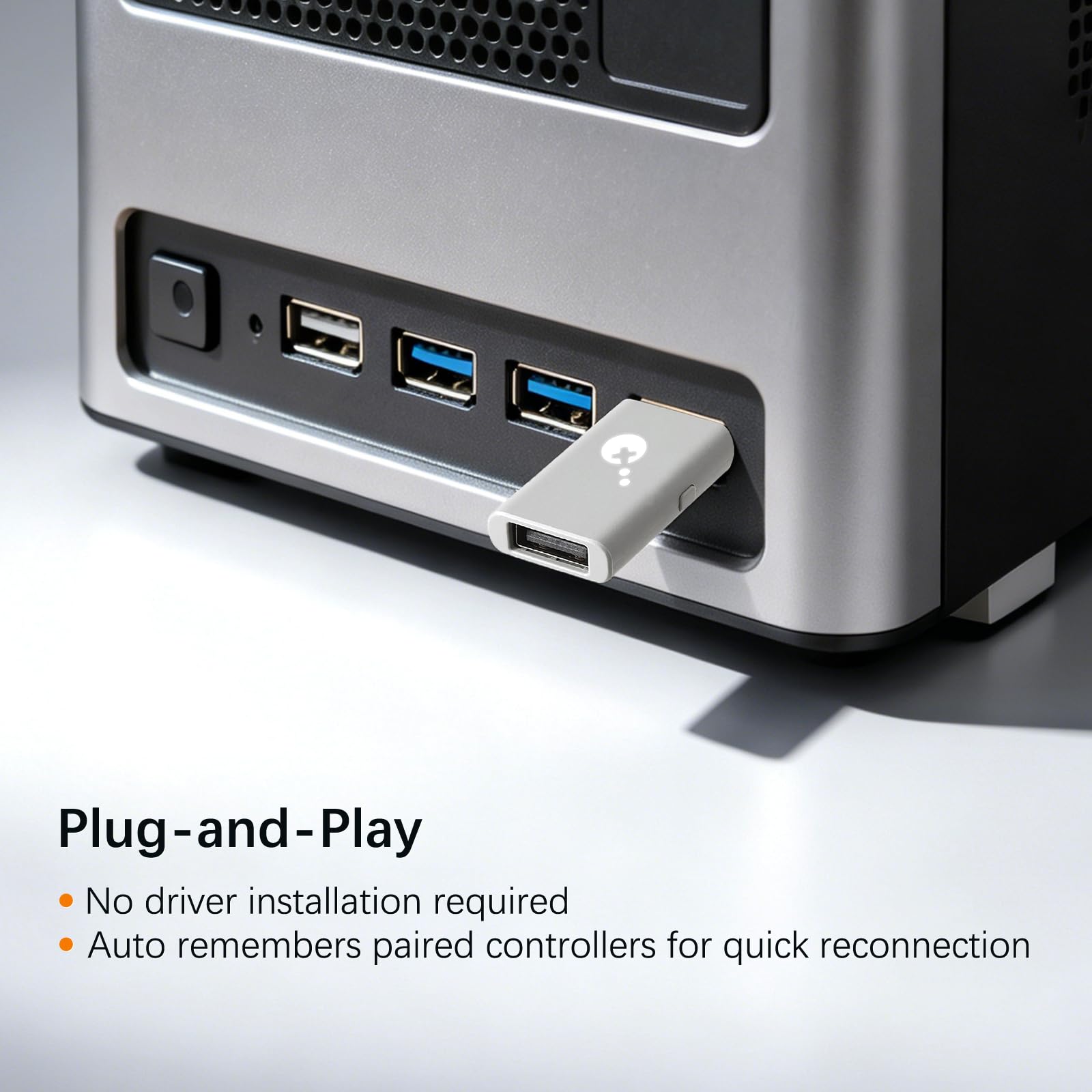 AKNES GuliKit Goku 2 Adapter do Kontrolera dla Switch/Xbox/PS5/PS4/PC | Ultra-niskie opóźnienie, Wieloplatformowość i wielokontrolerowość, Plug-and-Play, Automatyczne ponowne połączenie