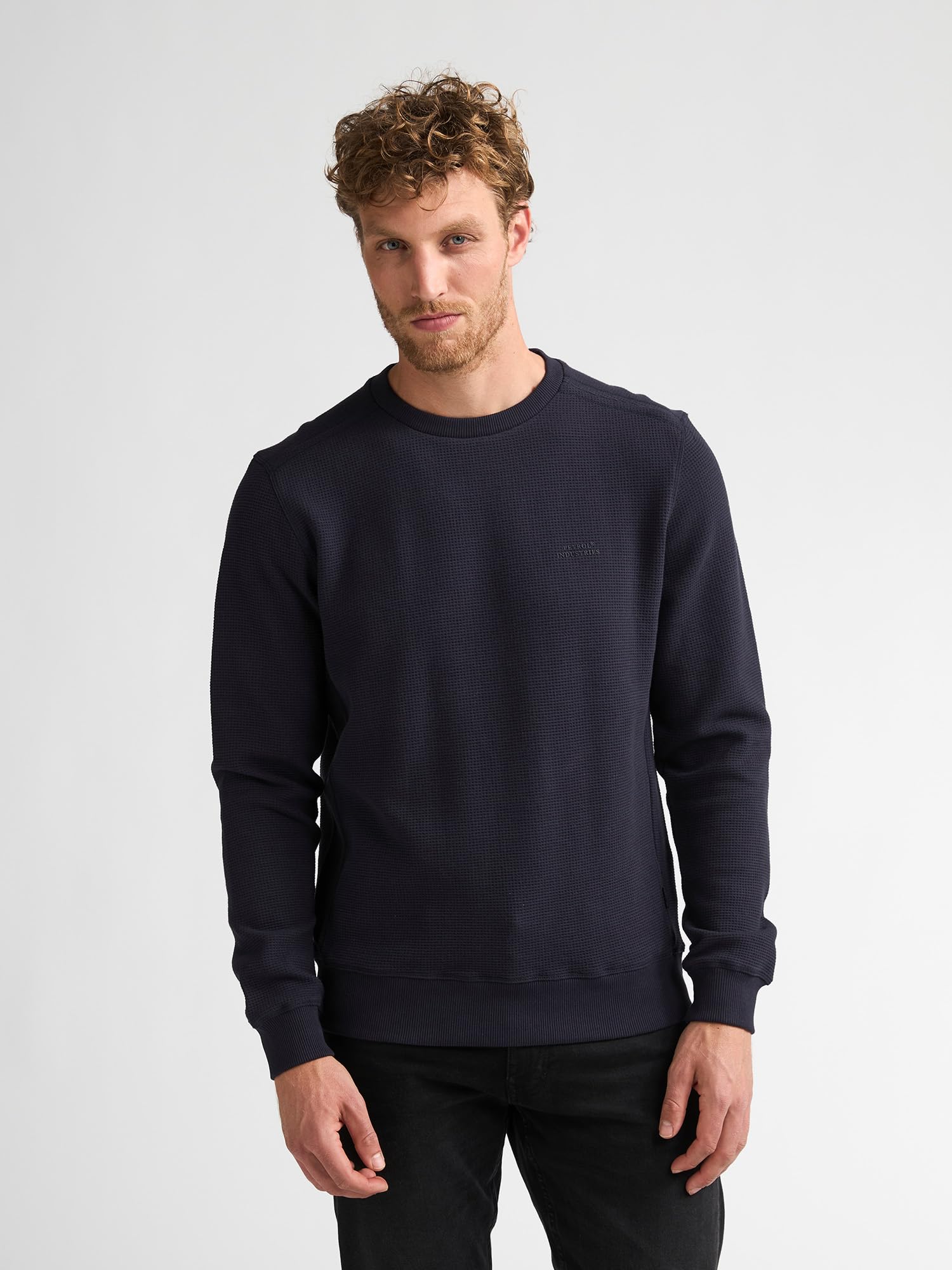Petrol Industries - Pullover aus Waffelstrick ironmont