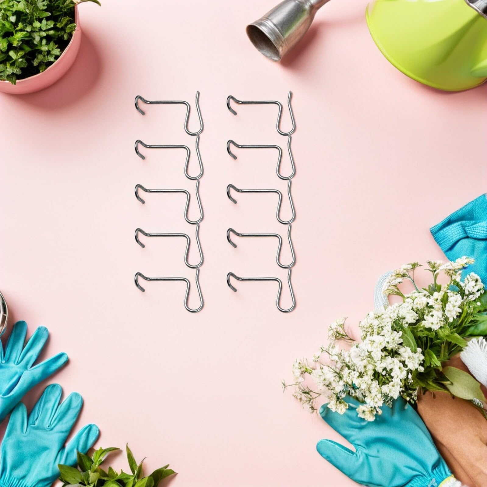 Gatuida 4 Ensembles Outils De Réparation De Clôture Tendeur De Fil Câble De Treuil Réparateur De Clôture Accessoire De Fixation pour Clôture De Jardin Tendeur De Grillage 10 Pièces * 4