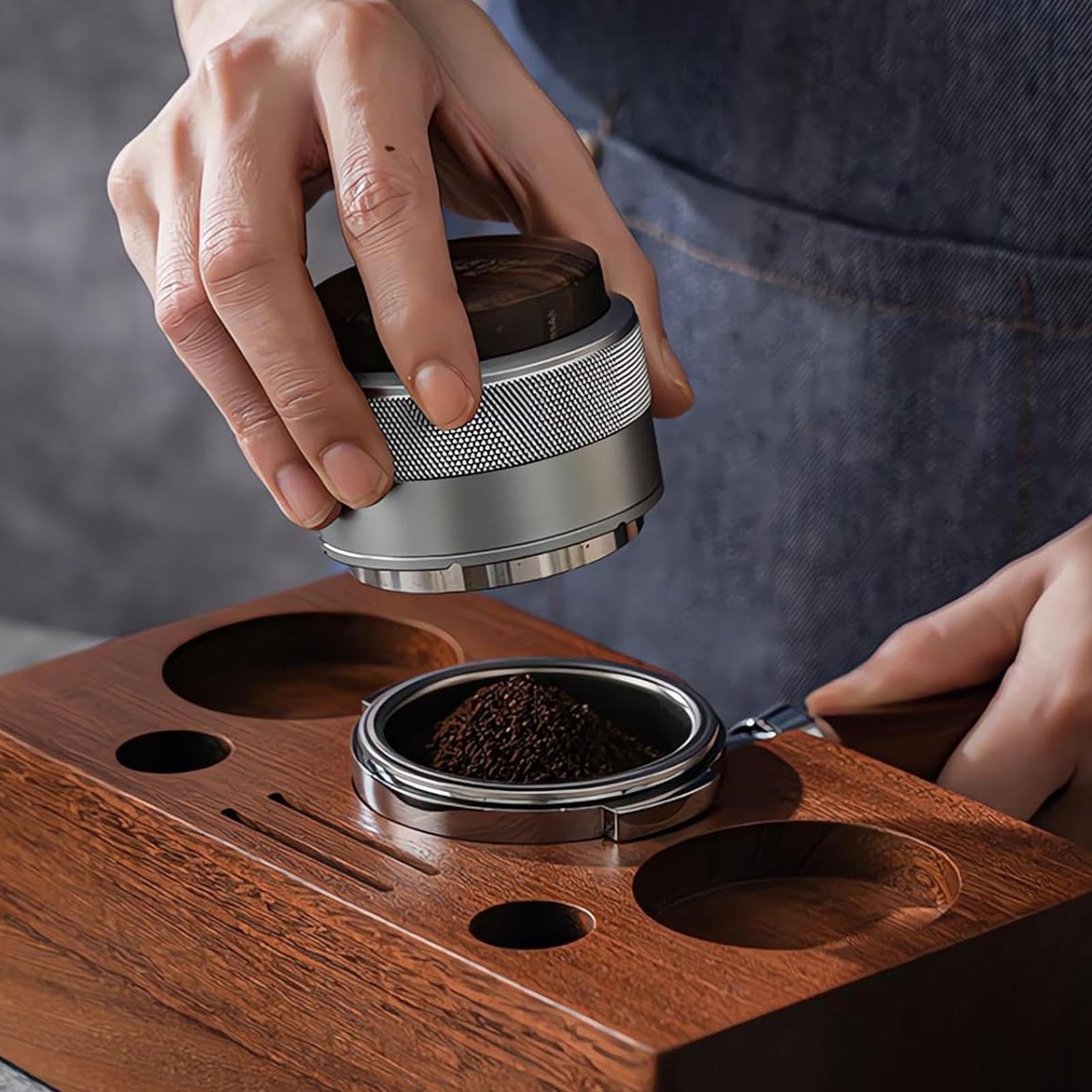 Manomissione del caffè regolabile, livellatore di caffè e manomissione | per macchine professionali per gli appassionati di tè latte e lat