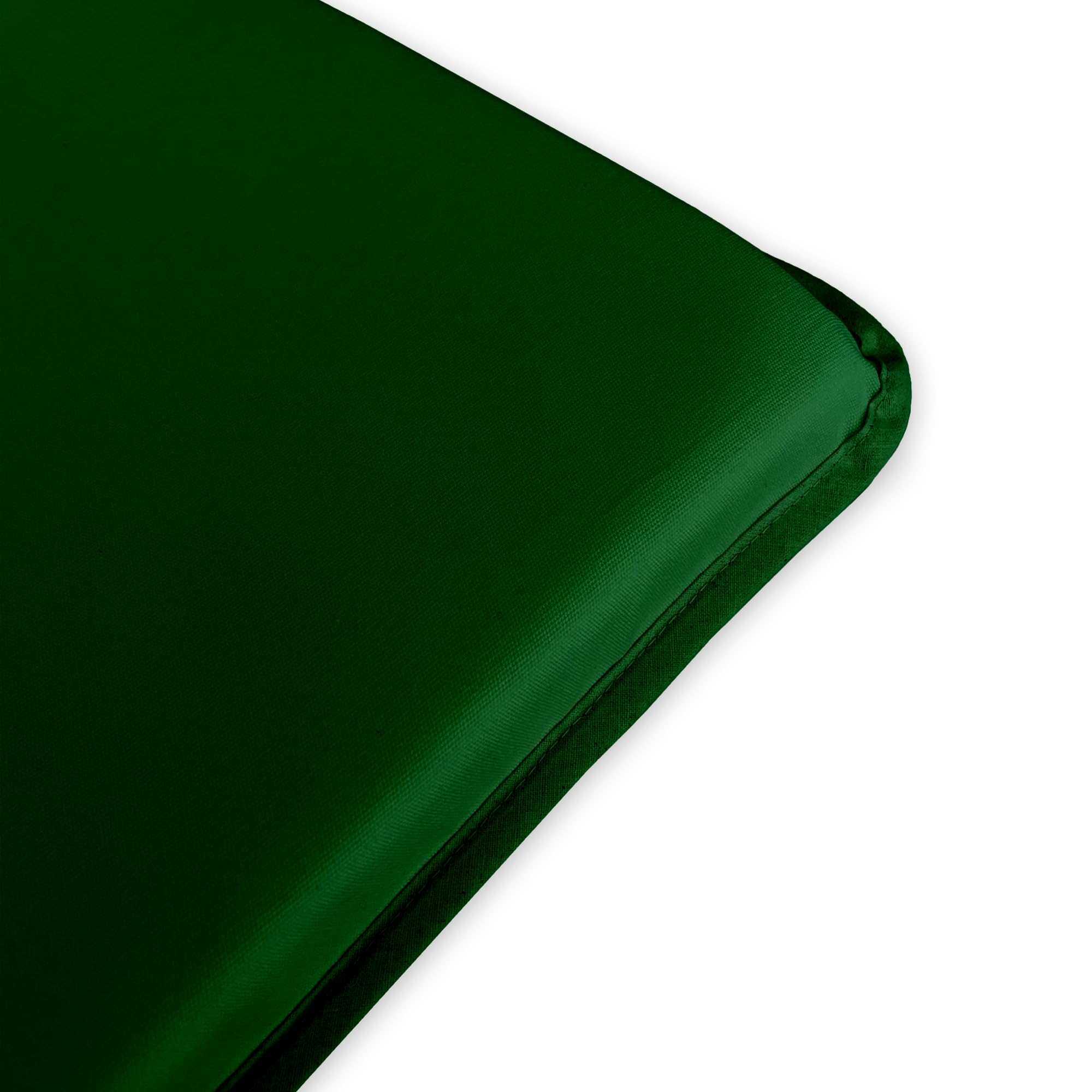 Il Tuo Artigiano Design Cuscino Idrorepellente per Dondolo da Giardino 3 Posti - Materassino Per Dondolo da Giardino made In Italy - Resistente ai raggi UV (Verde, 3 posti - 135x55 cm)