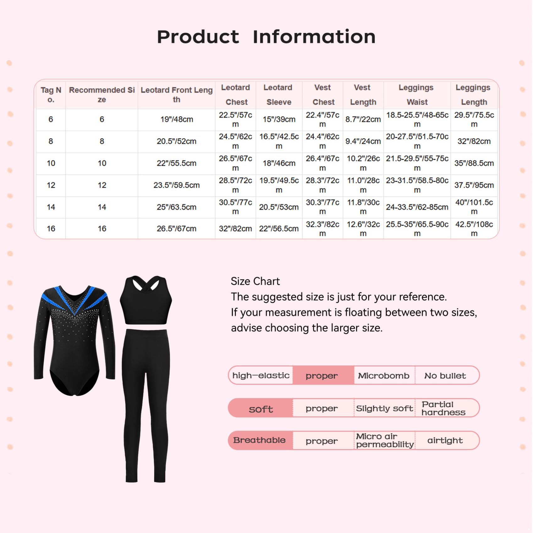 Piezas De Traje De Gimnasia Con Destellos Para Niñas Leotardos De Gimnasia De Manga Larga Tops De Deporte Brasier Y Pantalones Traje De Baile Para Rosa oscuro 11-12 años