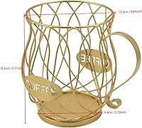 Vista 7 de Cesta de almacenamiento de cápsulas de café,Soporte de encimera