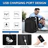 WENIG Cabin Bag 55x40x20 Hand Luggage Backpack 44L Carry On Bag Travel Cabin Backpack 55 x 40 x 20 Flight Approved Travel Rucksack Fit 17 Inch Laptop with USB Charging Port-Black