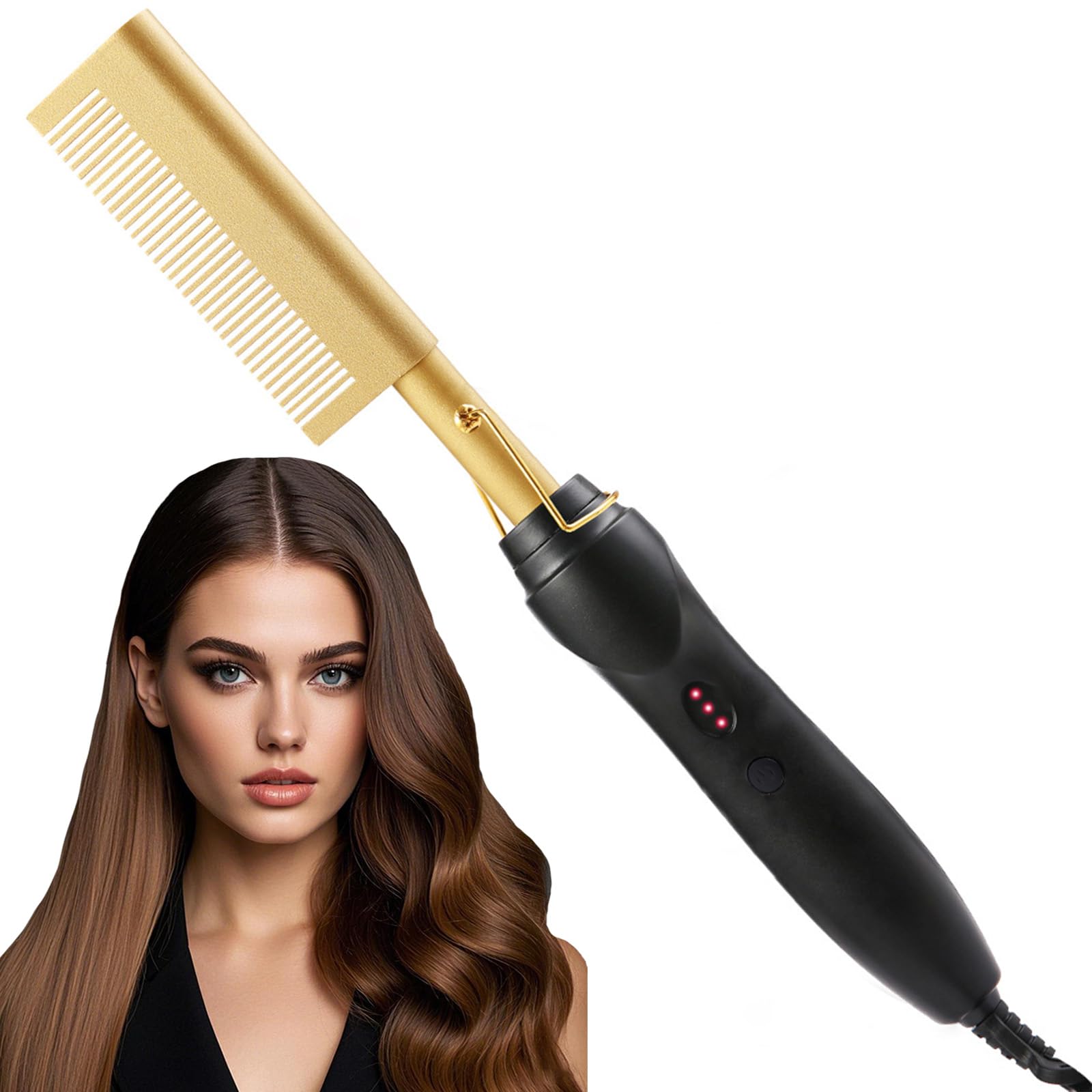 Flomiara Electric Hot Comb Hair Straightener