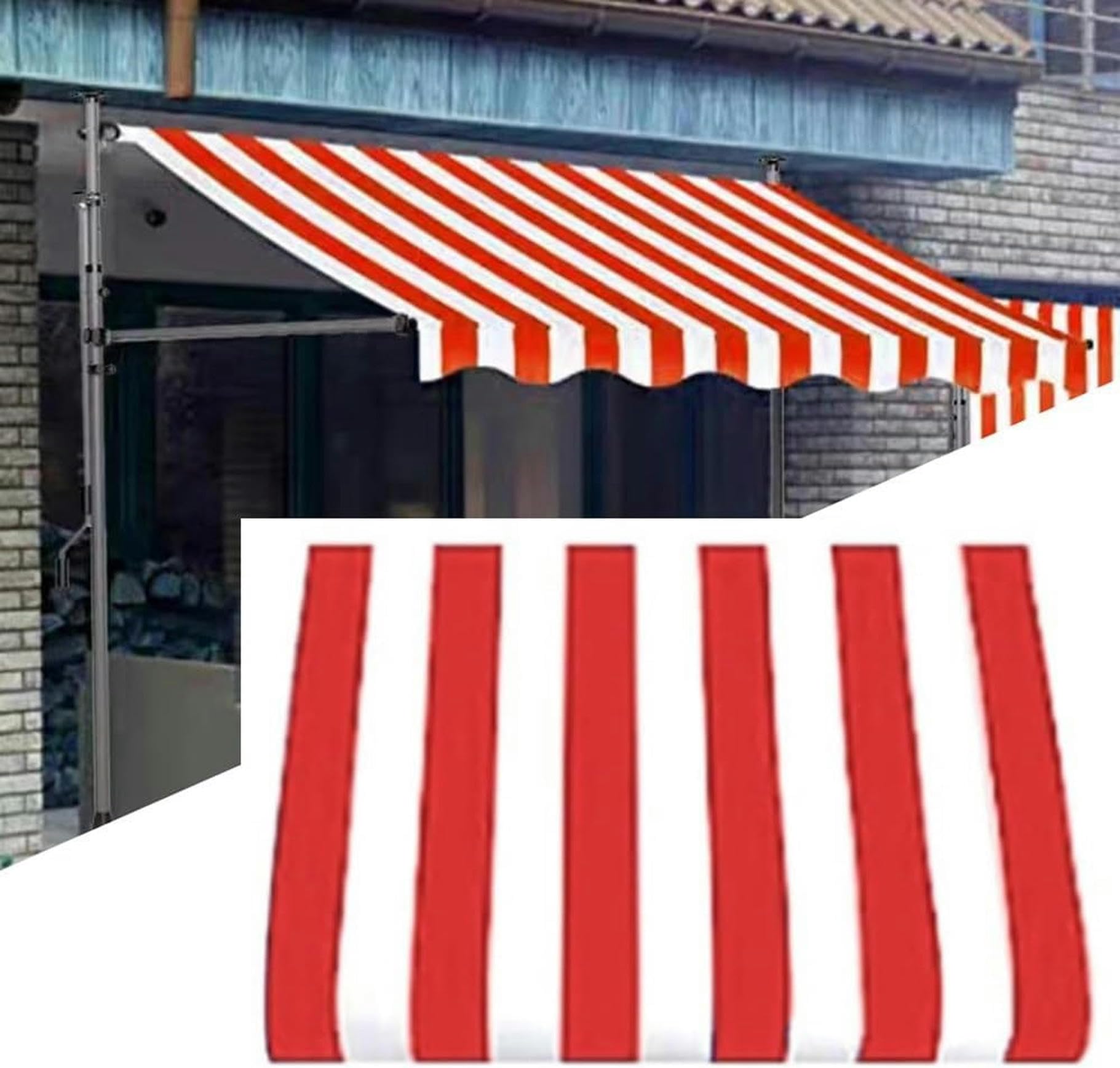 Toile auvent tissu de remplacement pour réparer un store déchiré décoloré soleil