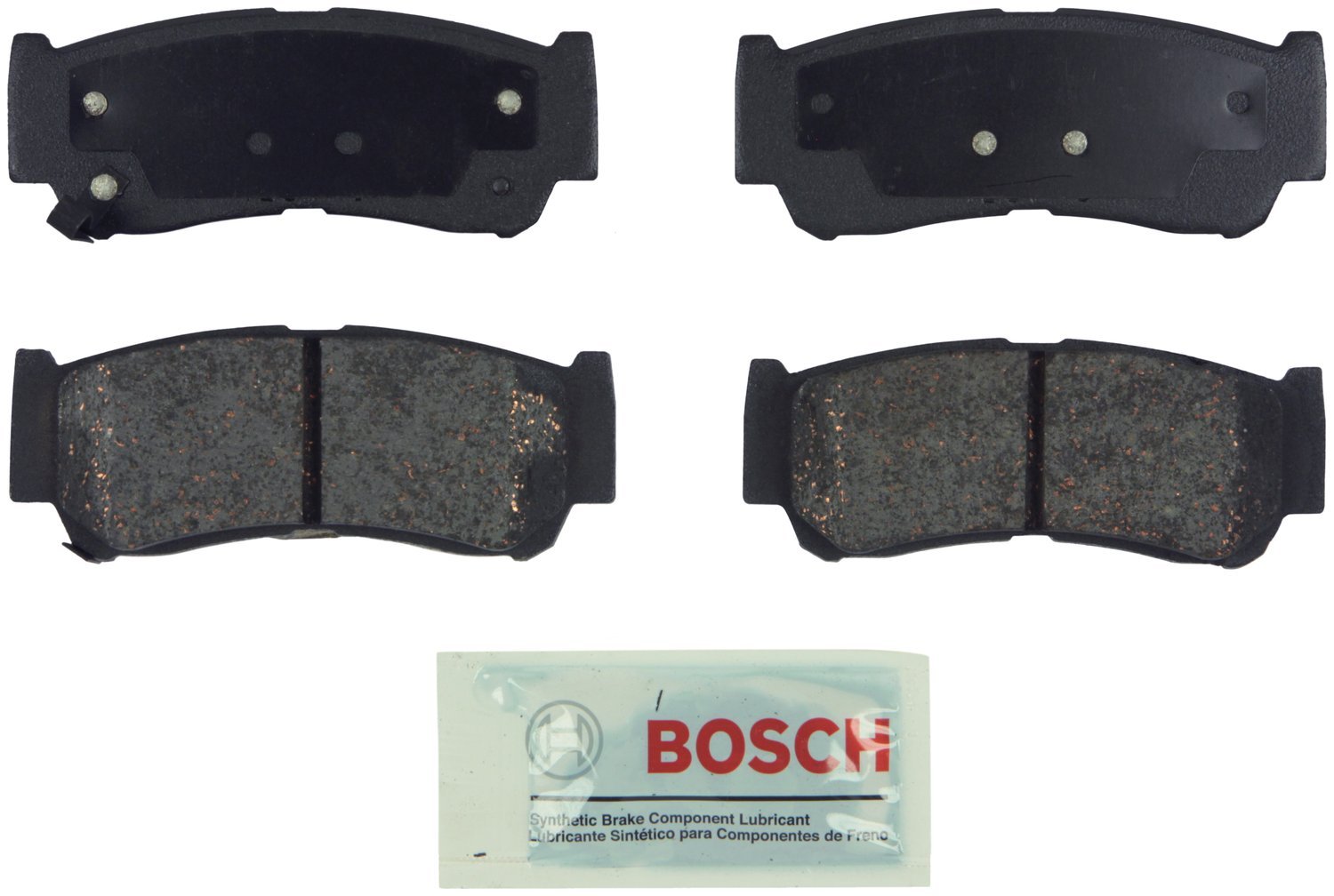 Bosch BE1324H Blue Disc Brake Pad Set with Hardware - FRONT — view 96