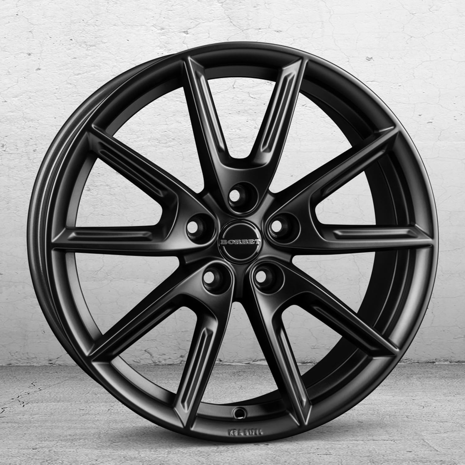 4x Borbet Felgen LX19 8.0x19 ET45 5x108 black matt kompatibel mit Opel Astra Grandland