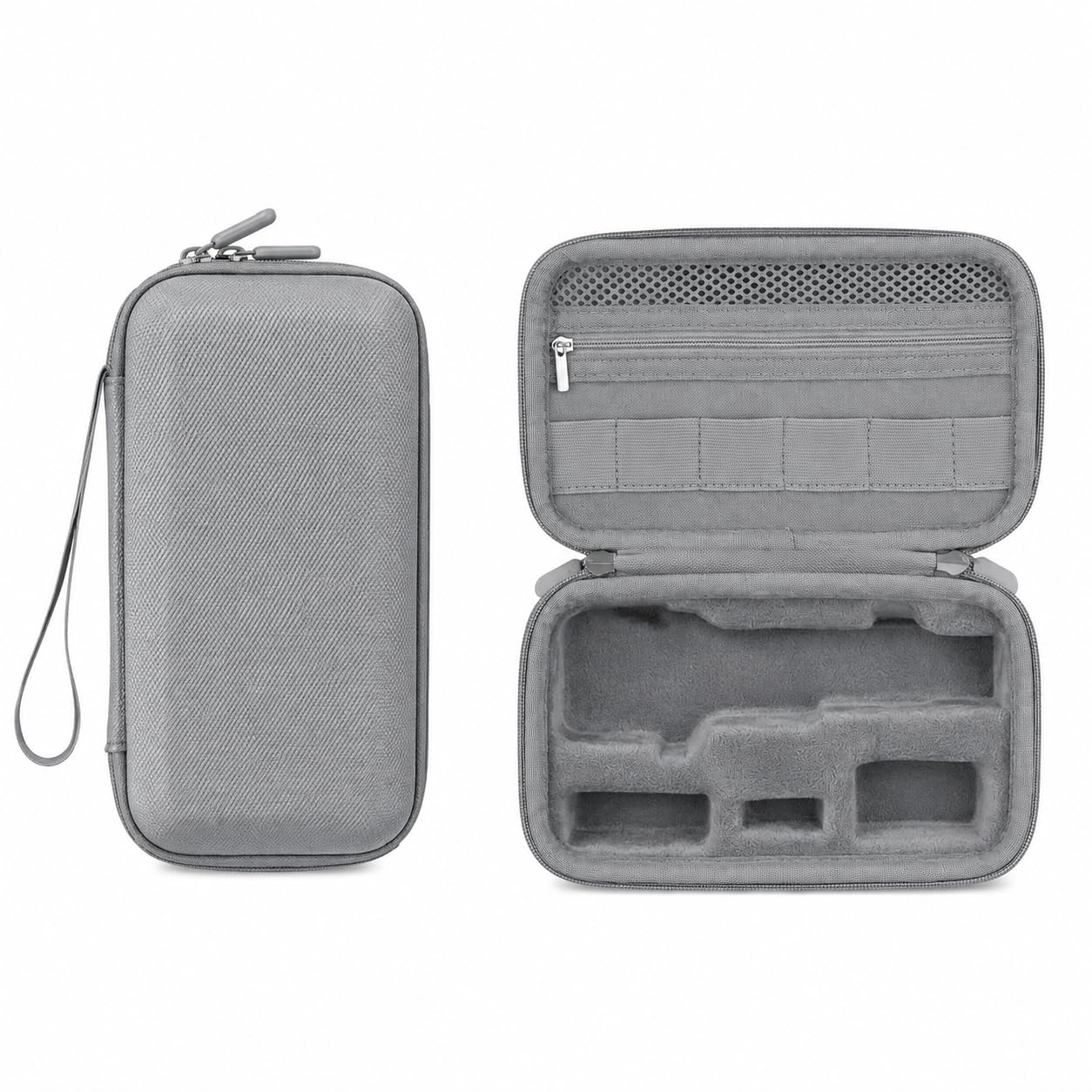 getzget® carrying case bag compatible with insta360 luna ultra & accessories creator combo water splash proof protective storage hand bag accessories (grey)