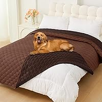 Vista 31 de Smiry Manta impermeable para cama de perro de 30 x 53 pulgadas, suave manta reversible para mascotas, lavable, a prueba de fugas, para sofá