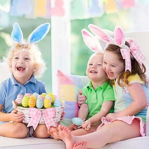 Miniatura 44 de WILLBOND 12 lazos decorativos de terciopelo de arpillera a cuadros de búfalo para coronas para envoltura de regalo, decoración de fiesta de Navidad