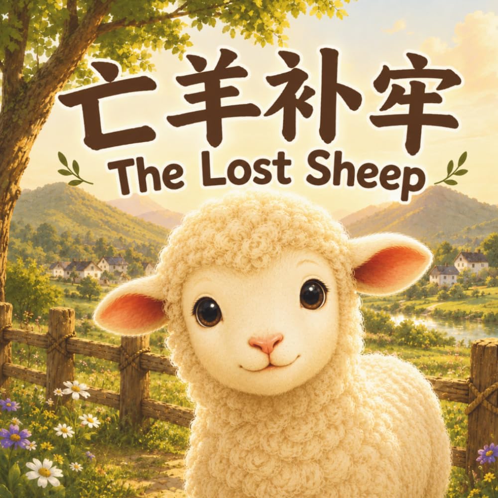The Lost Sheep 亡羊补牢: Bilingual Chinese Idiom Stories for Kids in English, Chinese, and Pinyin