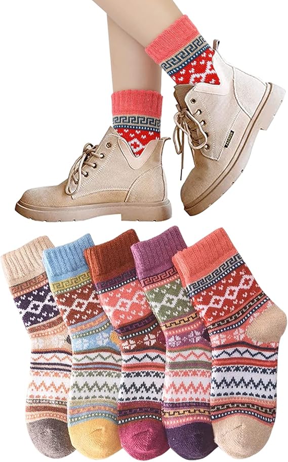 Amazon Yazon 靴下 レディース 冬 厚手ソックス 暖かい靴下 カラーソックス 女性用 かわいい くつした スポーツ 冬用レディース靴下 おしゃれ 室内 冷えとり 保温 防寒 くつ下 ルームソックス 婦人 22 25cm 5足セット 冬用靴下 ギフト 5color 靴下 通販 Amazon Yazon 靴下 レディース 冬 厚手ソックス 暖かい靴下 カラーソックス 女性用 かわいい くつした スポーツ 冬用レディース靴下 おしゃれ 室内 冷えとり 保温 防寒 くつ下 ルームソックス 婦人 22 25cm 5足セット 冬用靴下 ギフト 5color 靴下 通販