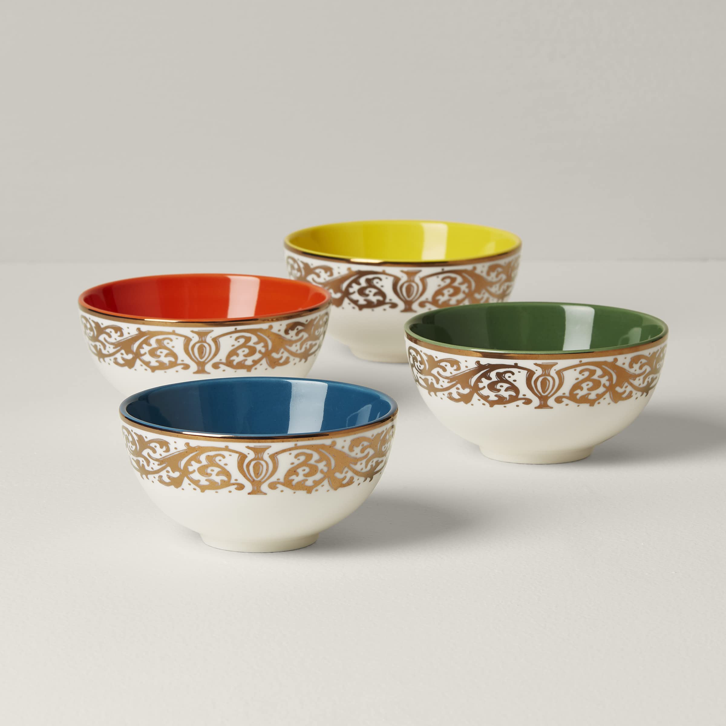 Amazon.com: Lenox Lx Remix 4-Piece Bowl Set, 2.01, White : Home
