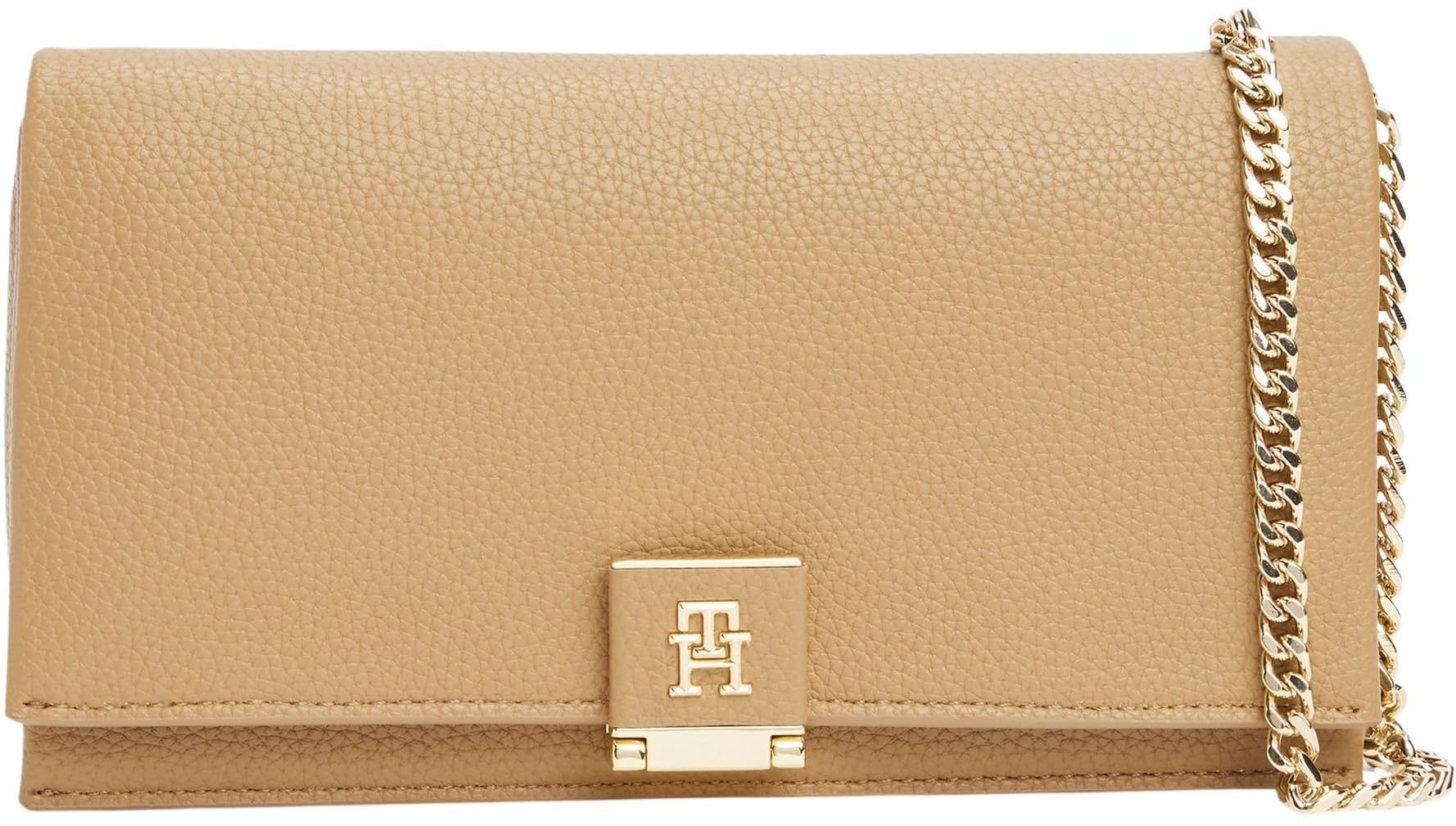 Tommy Hilfiger Women's Th Her Chain Crossover AW0AW17403 Crossover, KHAKI (Safari Canvas), One Size