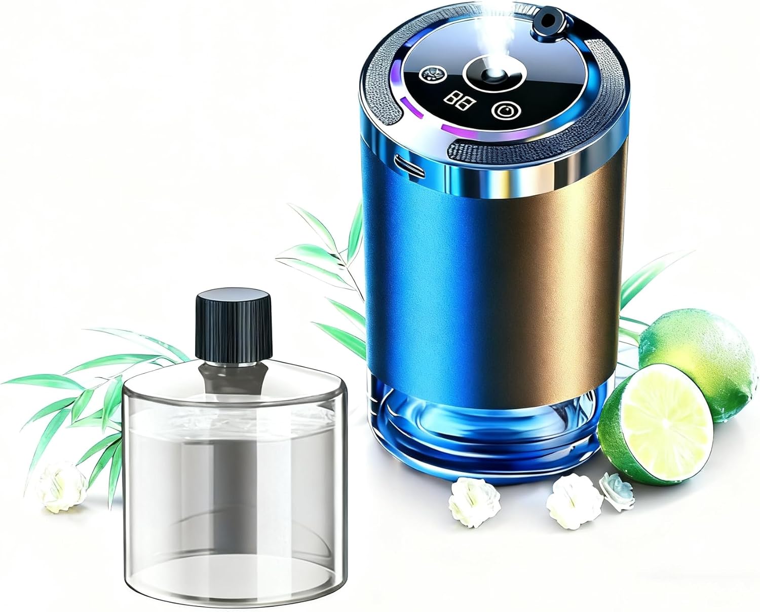 Smart car air Fragrance Diffuser, air freshener, humidifier car Essential Oil Diffuser, Perfume, is a Christmas/Halloween/Thanksgiving Gift (K-Gu Long 3pc)
