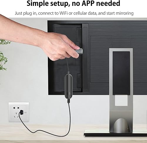 Miniatura 4 de iShare - Adaptador de pantalla HDMI inalámbrico para iOS (solo iOS), dispositivo de transmisión para todos los modelos de iPhone a TV,