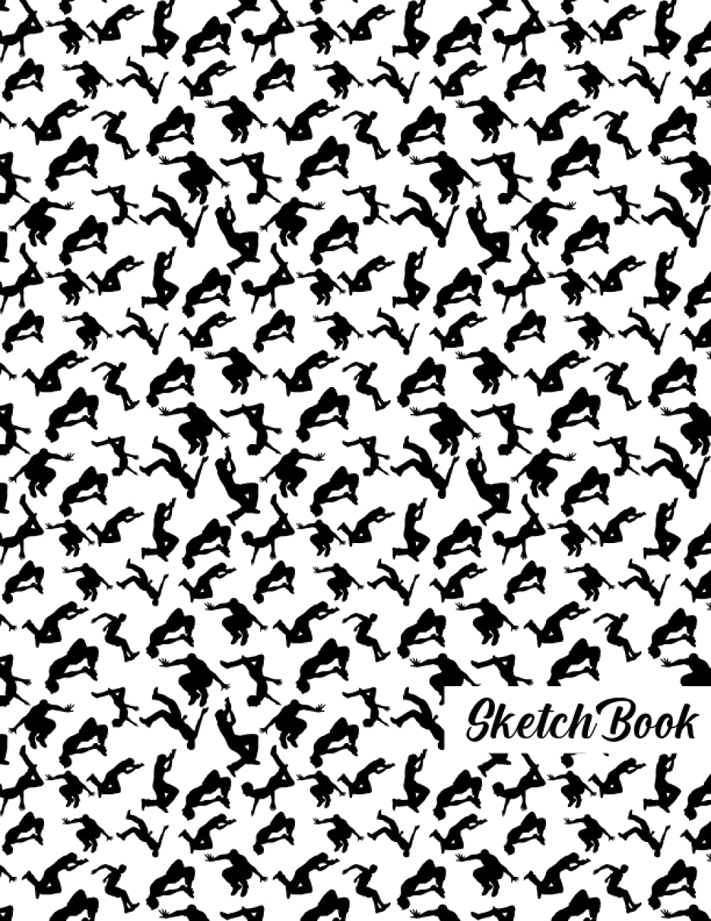 Parkour Sketchbook: Parkour Pattern Sketching, Sketch Drawing, Sketchbook For Men, Women, Girls, Boys And Kids