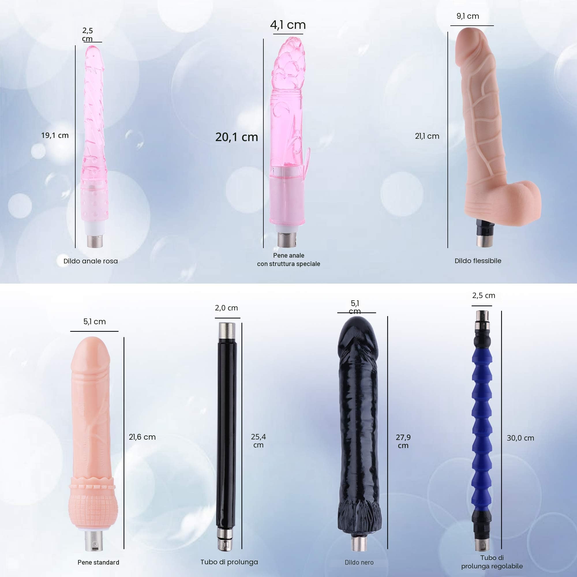 Auxfun Sex Machine con Dildo, Macchina Del Sesso con 7 Sesso Accessori, Macchina Sesso con 3XLR Connettore, Sex Macchina Automatica Sex Toys Donna Per Donne e Uomini