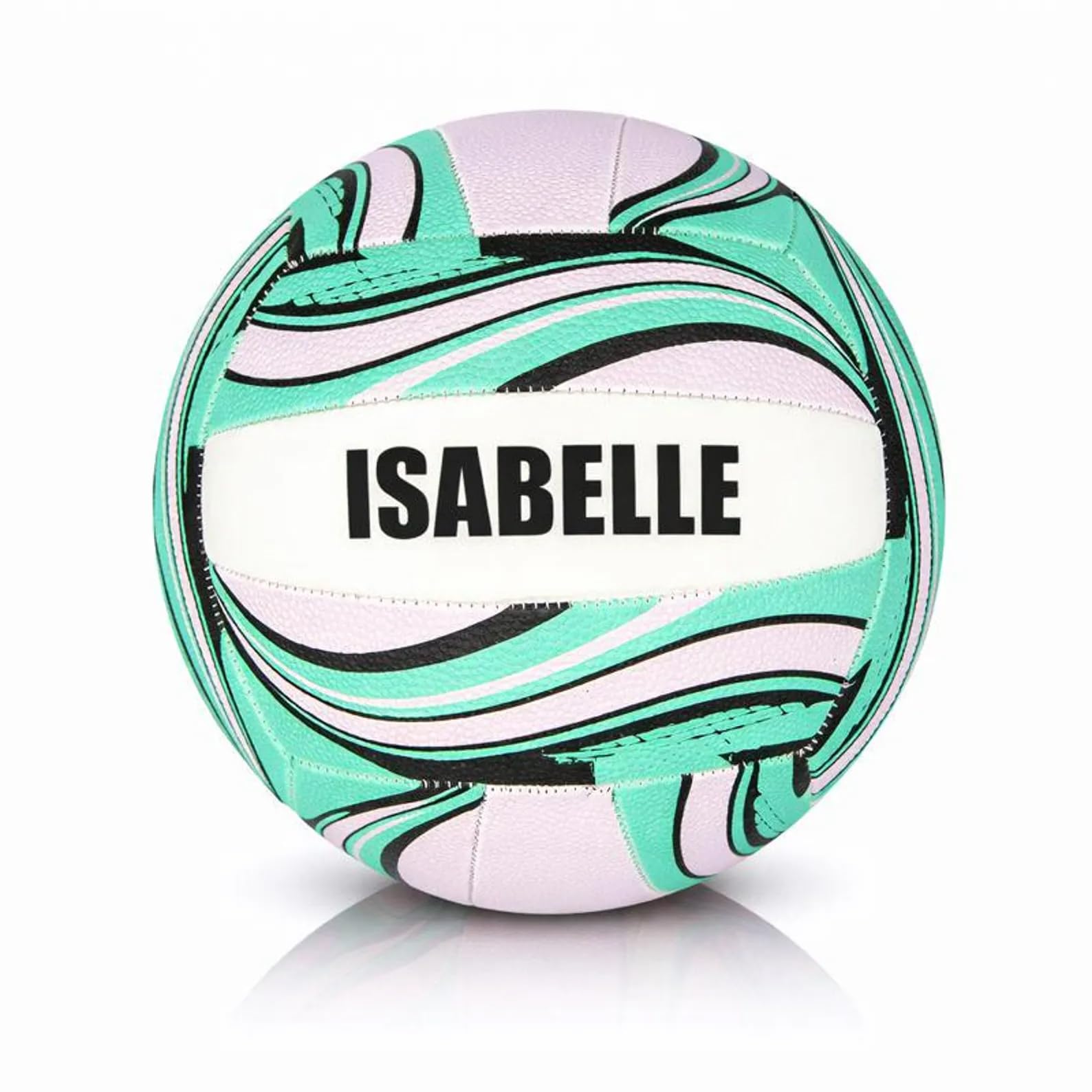 Personalised Netball Ball (Green/White)