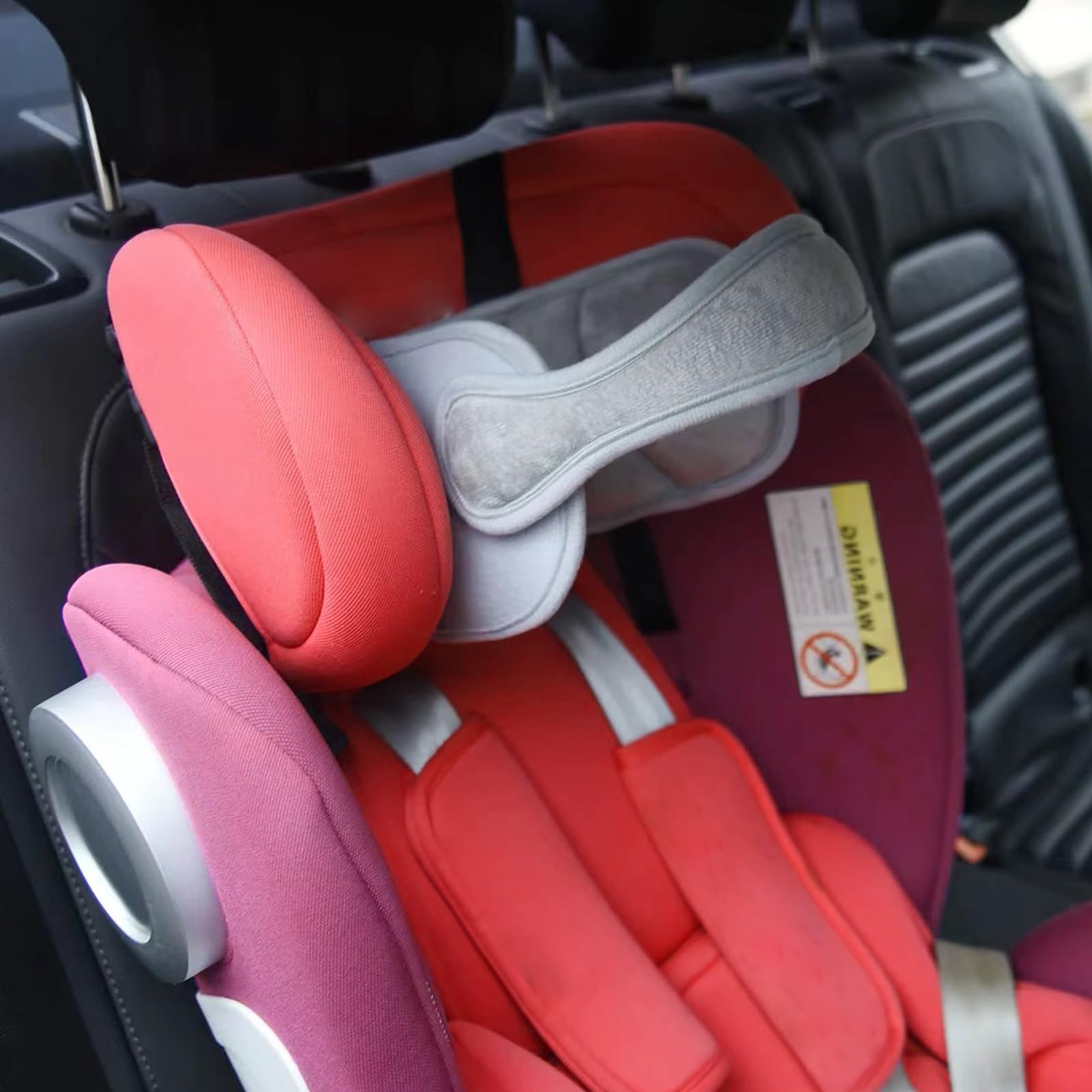 Supporto Testa Regolabile Per Seggiolino Auto Bambino - Morbido E Sicuro Per Viaggi - Foto 3
