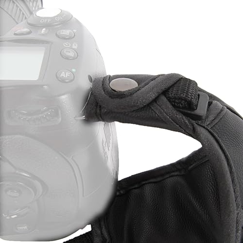 Miniatura 6 de Movo Photo hsg-8dualstrap-dlx Correa de muñeca y empuñadura acolchada para cámaras réflex digitales para manos grandesEvita droppage y estabiliza