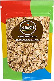 Aveia em Flocos Grossos SEM GLÚTEN Saborosa 1kg - X Roots