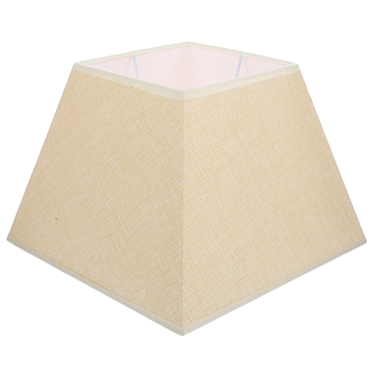 HOMSFOU Pantalla De Tela Cuadrada De Lino Para Lámpara De Mesa Lámpara De Accesorio De Cubierta De Pantalla Para Iluminación De Dormitorio o Sala De Estar
