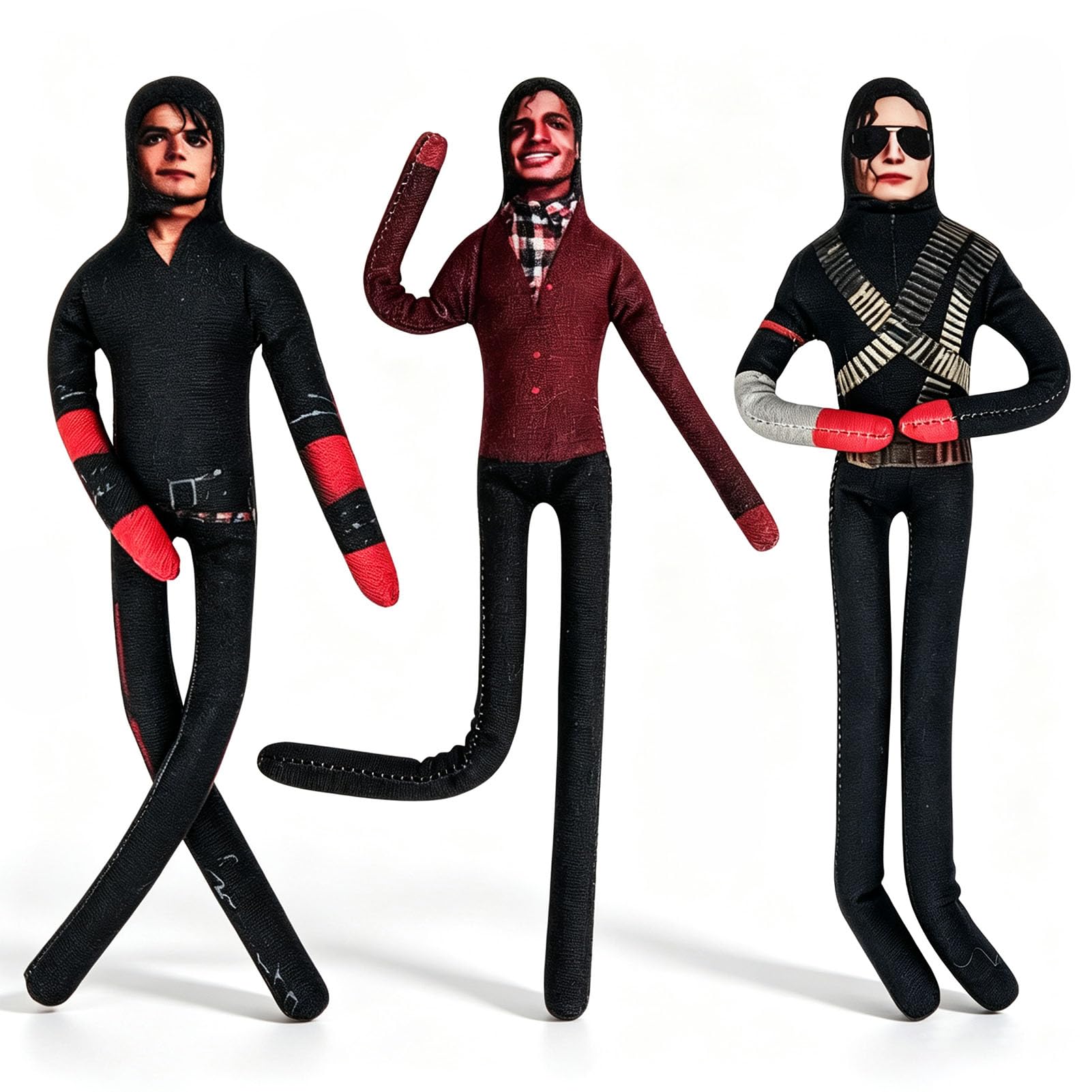 Doll Plush MJ Pillow King of Pop Music Legend Plushies Pop Icon Inspired