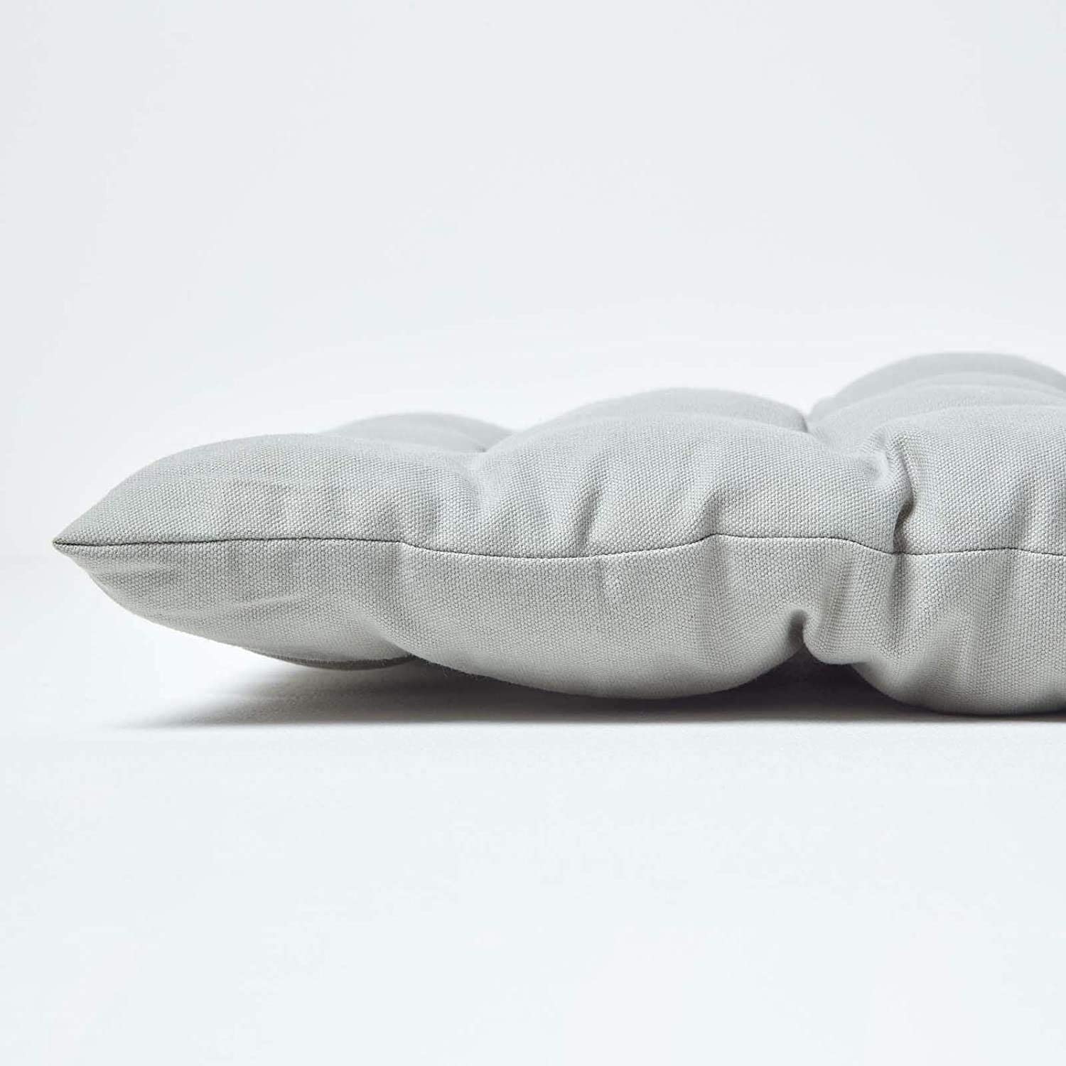 . 80204 Light Grey Garden Bench Cushion 2 Seater Seat Pad for Patio Furniture Kitchen or Dining Bench Indoor & Outdoor Use Comfortable Modern Tufted Style Thick Cushion 108cm Wide 1