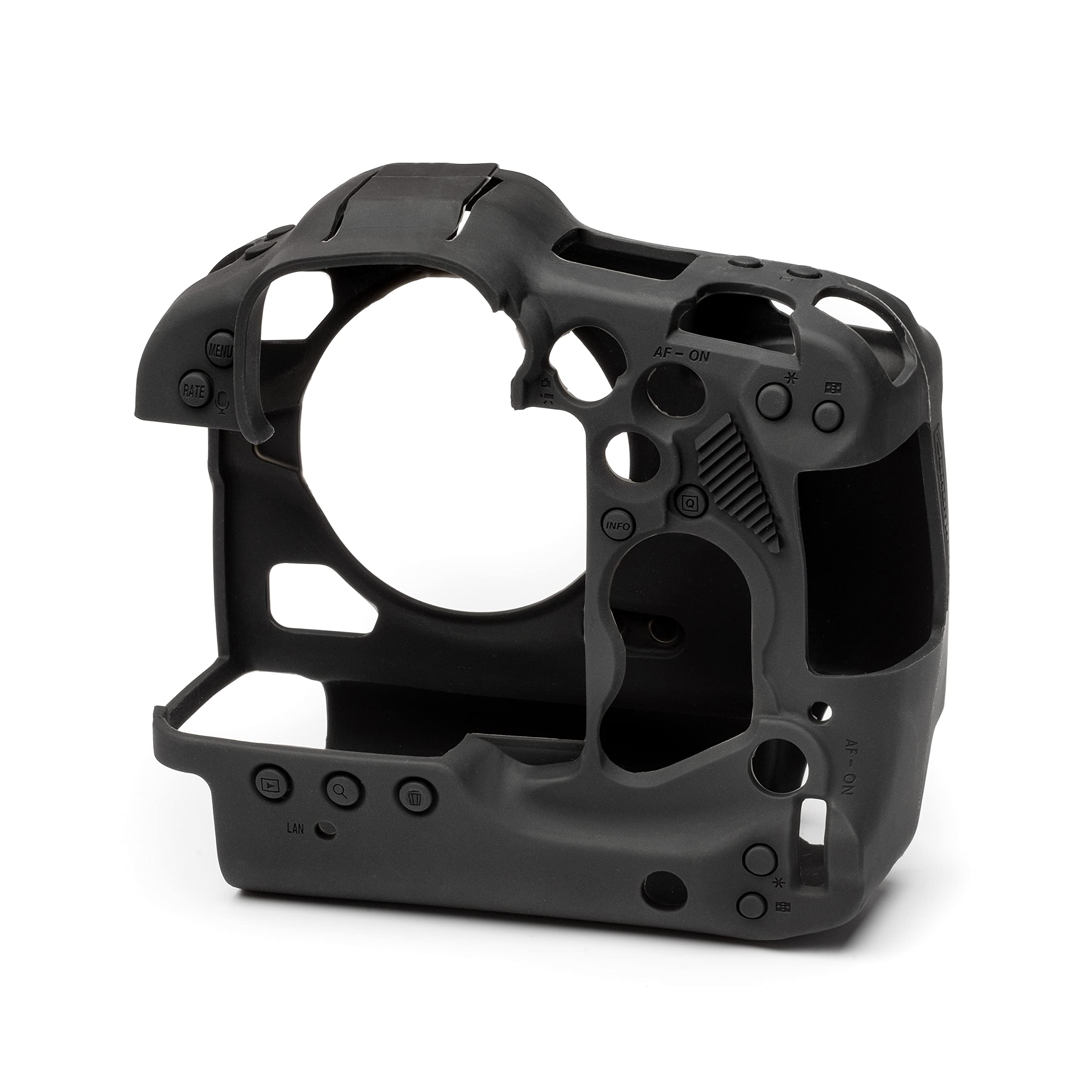 easyCover - Silikon Kameratasche - Schutz für Ihre Kamera - Canon R3 - Schwarz