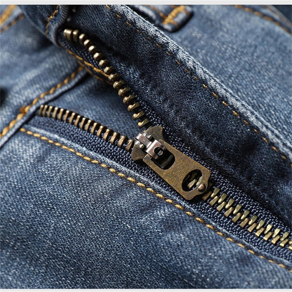 [ABONEX] ジーンズ メンズ フィット コットン ユース メンズ スリム ストレート ストレッチ ノスタルジック ジーンズ コ