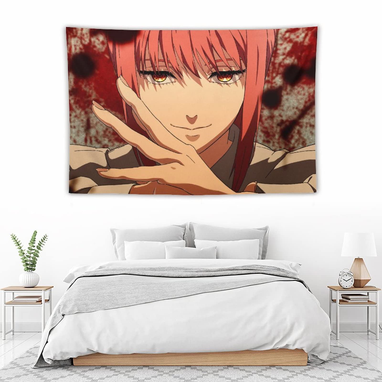 Amazon.co.jp: チェンソーマン マキマ タペストリー かわいいアニメ柄
