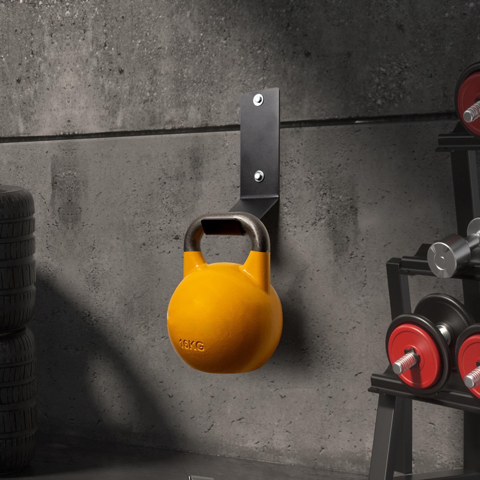 Do Przechowywania Kettlebell Organizer Ścienny Do Siłowni, Uchwyt Do