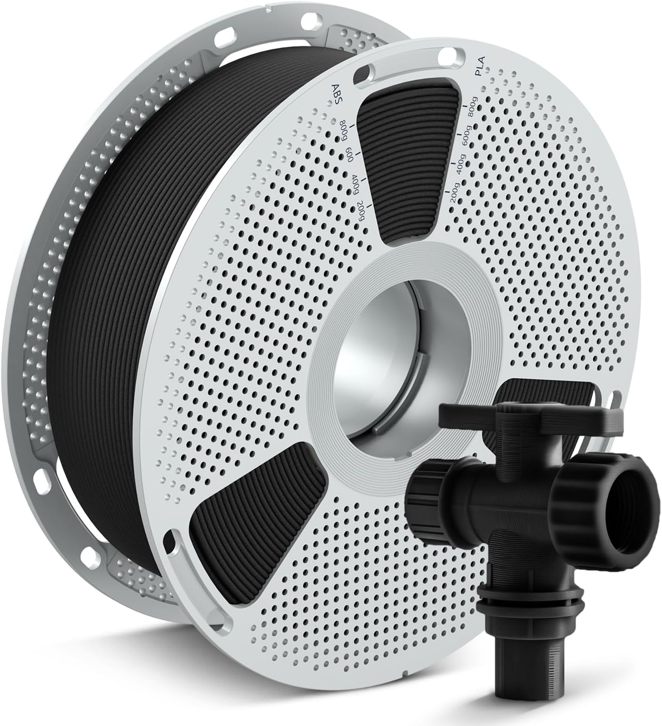 SUNLU PA6-GF 3D Filament 1.75mm 1KG, 25% Glass Fiber Nylon Filament, High Temp Resistance 214°C, Corrosion Resistance, Engineering Filament, Dimensional Accuracy±0.02mm, 1KG Spool(2.2lbs),Black