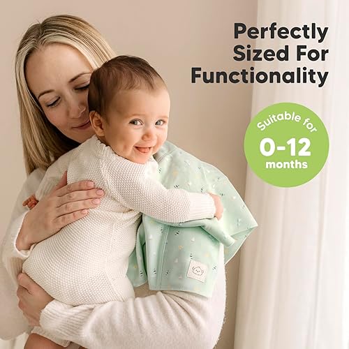 Miniatura 5 de Paños orgánicos para eructos para bebés, niñas y niños, paquete de 6 paños grandes para eructos, paños para eructos para bebés, niños, niñas, paño