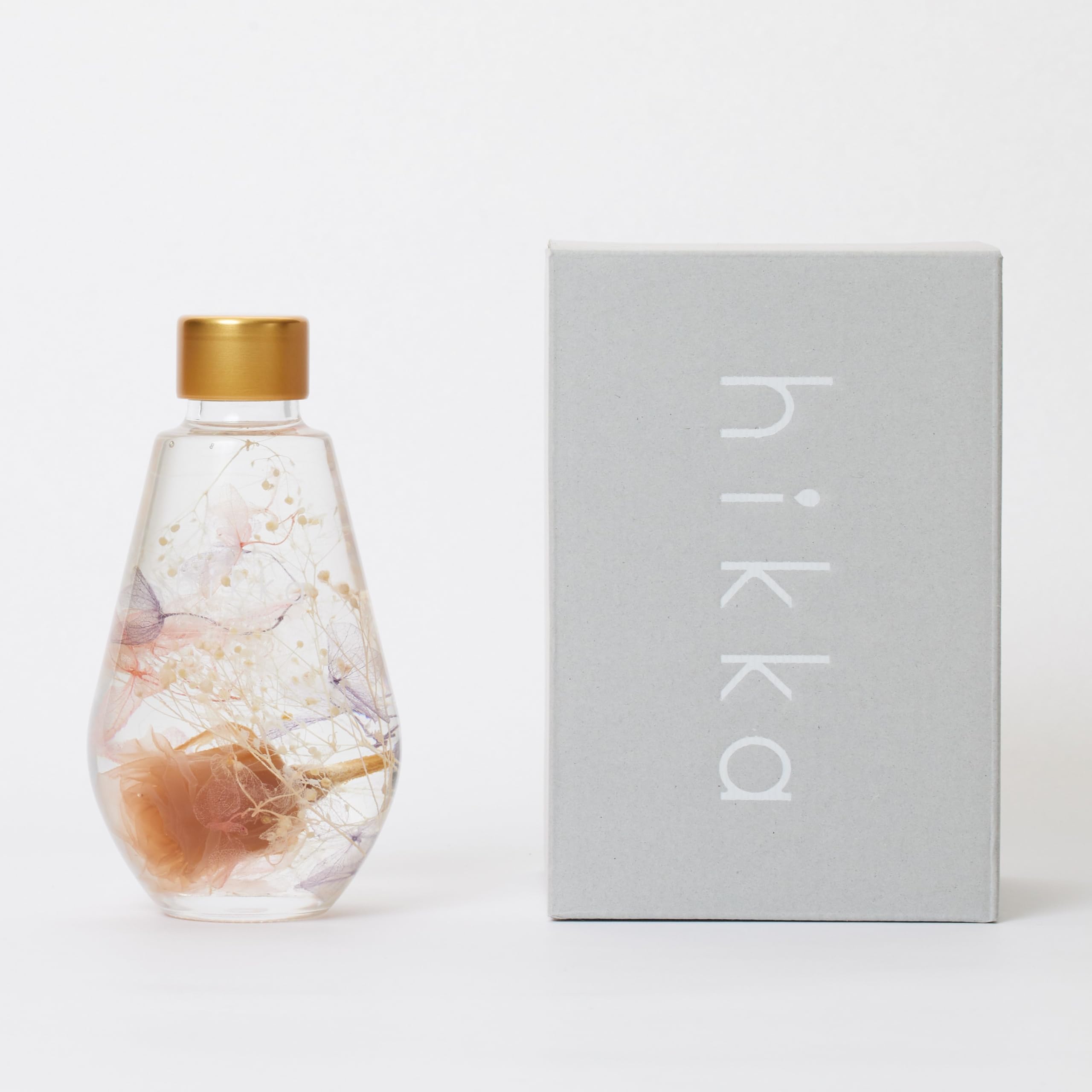 ハーバリウム hikka (ヒッカ) プリザーブドフラワー Amazon | hikka (ヒッカ) ハーバリウム スリムボトル ガラスビン BOX