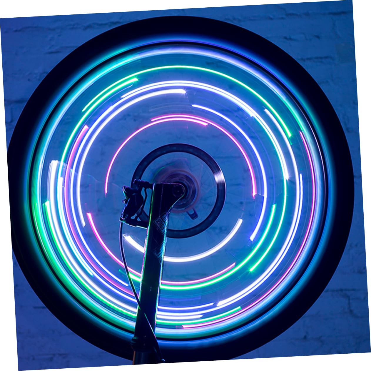 HEMOTON Lumières Décoratives de Roue de Vélo USB Rechargeables Guirlande pour Cyclisme Accessoire de Vélo