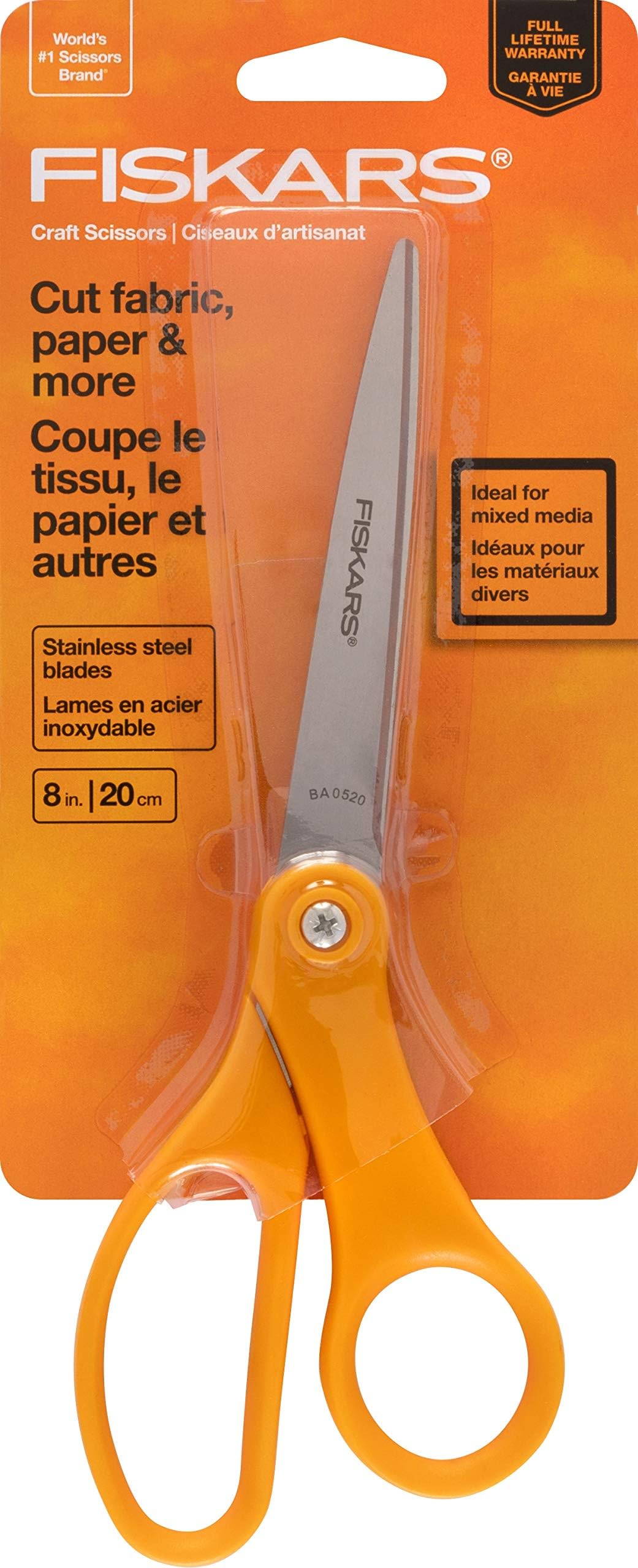 Fiskars 1005145 Classic Tailor Scissors, Metal, Standard, 9