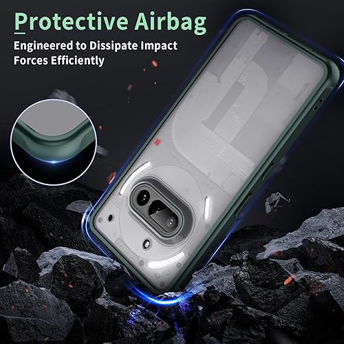 Miniatura 5 de Qiinogow Funda compatible con Samsung Galaxy S10e, funda delgada para teléfono con absorción de golpes, funda protectora de goma TPU de fibra de