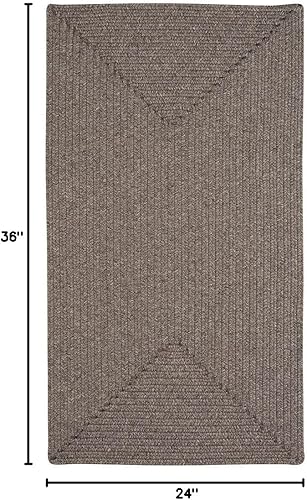Miniatura 5 de Capel Rugs Candor - Alfombra trenzada, natural, 2 pies x 3 pies