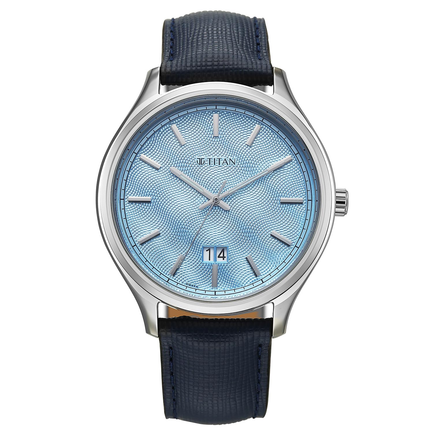 Titan Classique Palette of Time 2.0 Analog with Blue Dial Interchangeable Straps Watch with for Men - 10033SL01-image-17