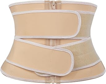 Atbuty Short Torso Waist Trainers Cincher for Women Corset Underbust Latex Sport Girdle Hourglass Body Shaper