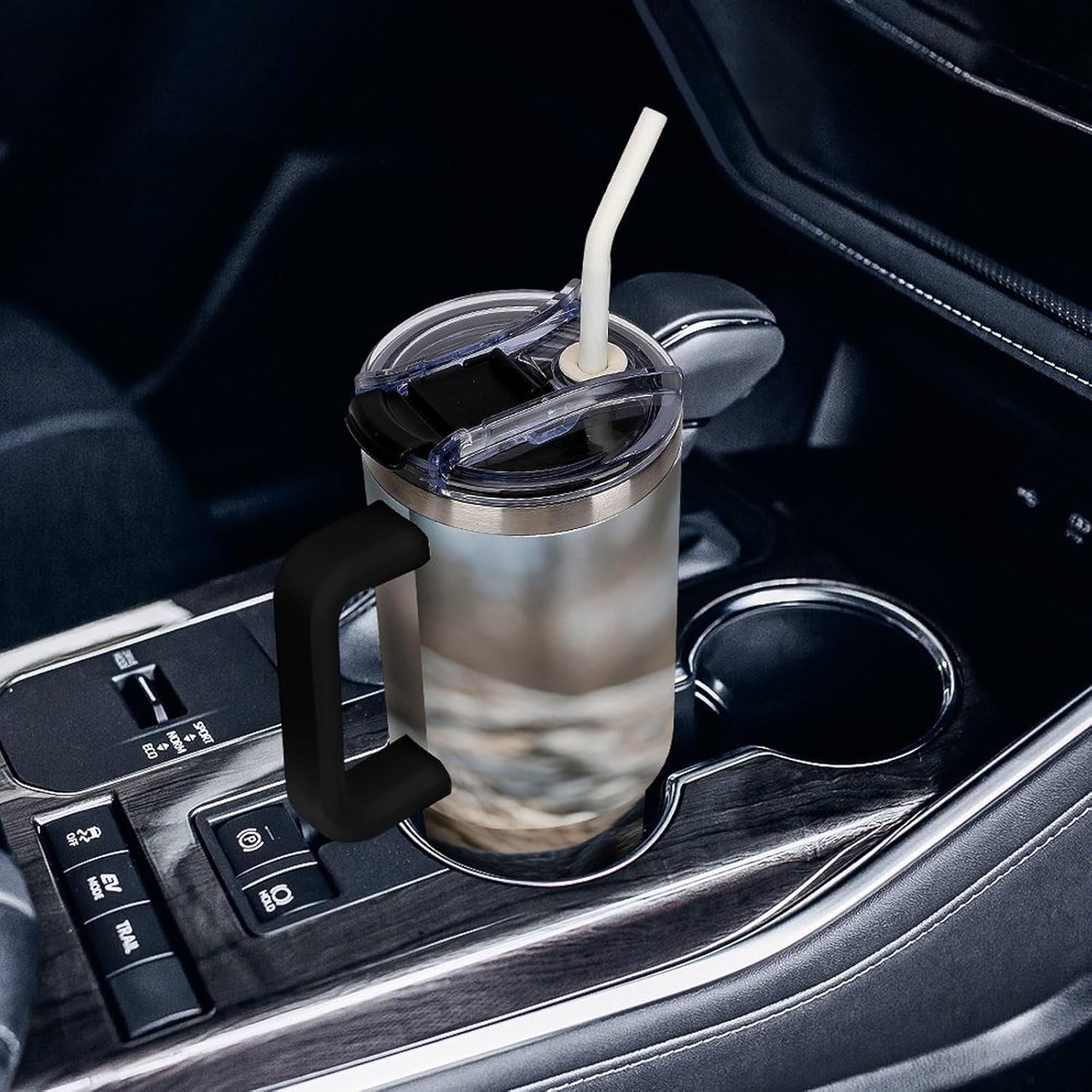 German Shepherd Dog Tumbler 40 Oz with Handle&Lid Large Car Cup Stainless Steel Vacuum Travel Mug Insulated Water Bottle Leak-proof Portable Coffee Cup for Home Car Outdoor