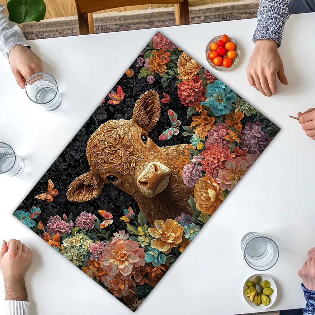Puzzle Krowa, Puzzle 2000 Pieces, Puzzle Prezent Kobiety, Decor -8812