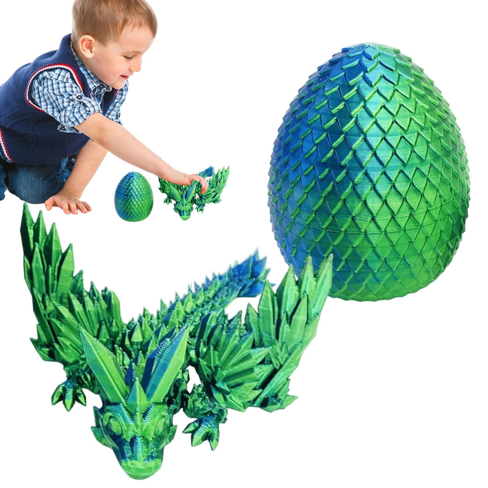 Amazon.co.jp: Wouncuts 3D プリント多関節ドラゴンエッグ、レインボー